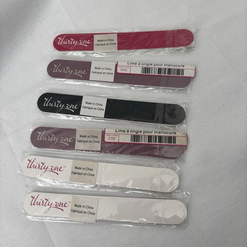 New Thirty-One nail‎ files lot of 6 Manicure set Assorted Designs Gifts